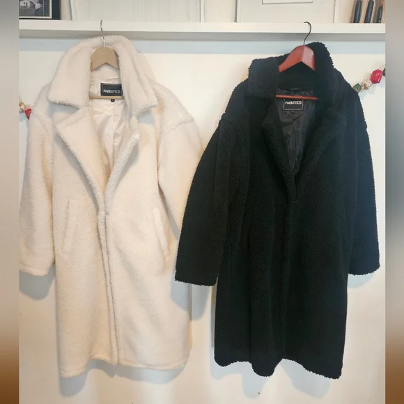 Fabletics long teddy coats. - Picture 1 of 4